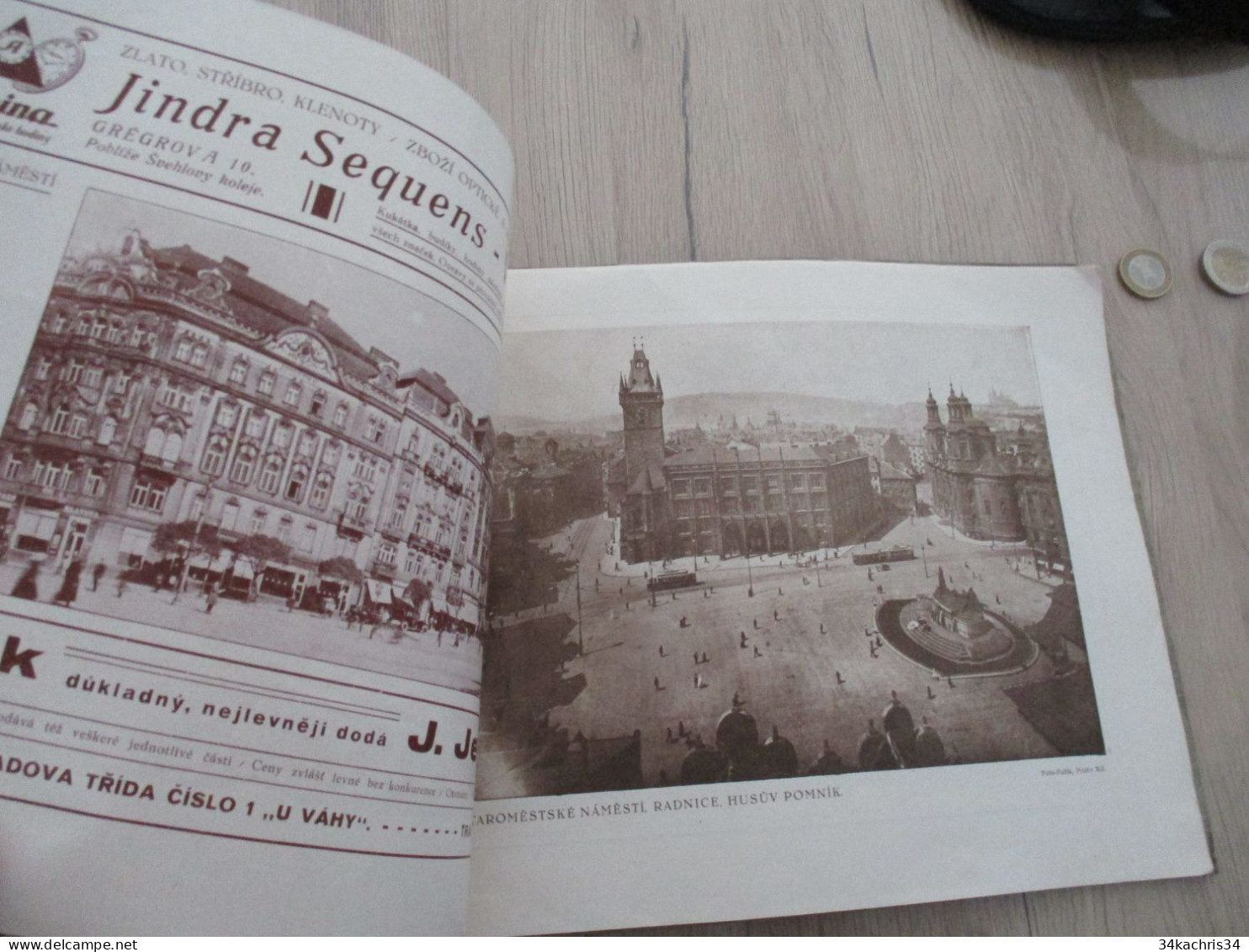 N7 Almanach Grand Format 1920 Praha Prague Tchéquie Czech 39 Pages De Photos Pub Et Texte - Slav Languages