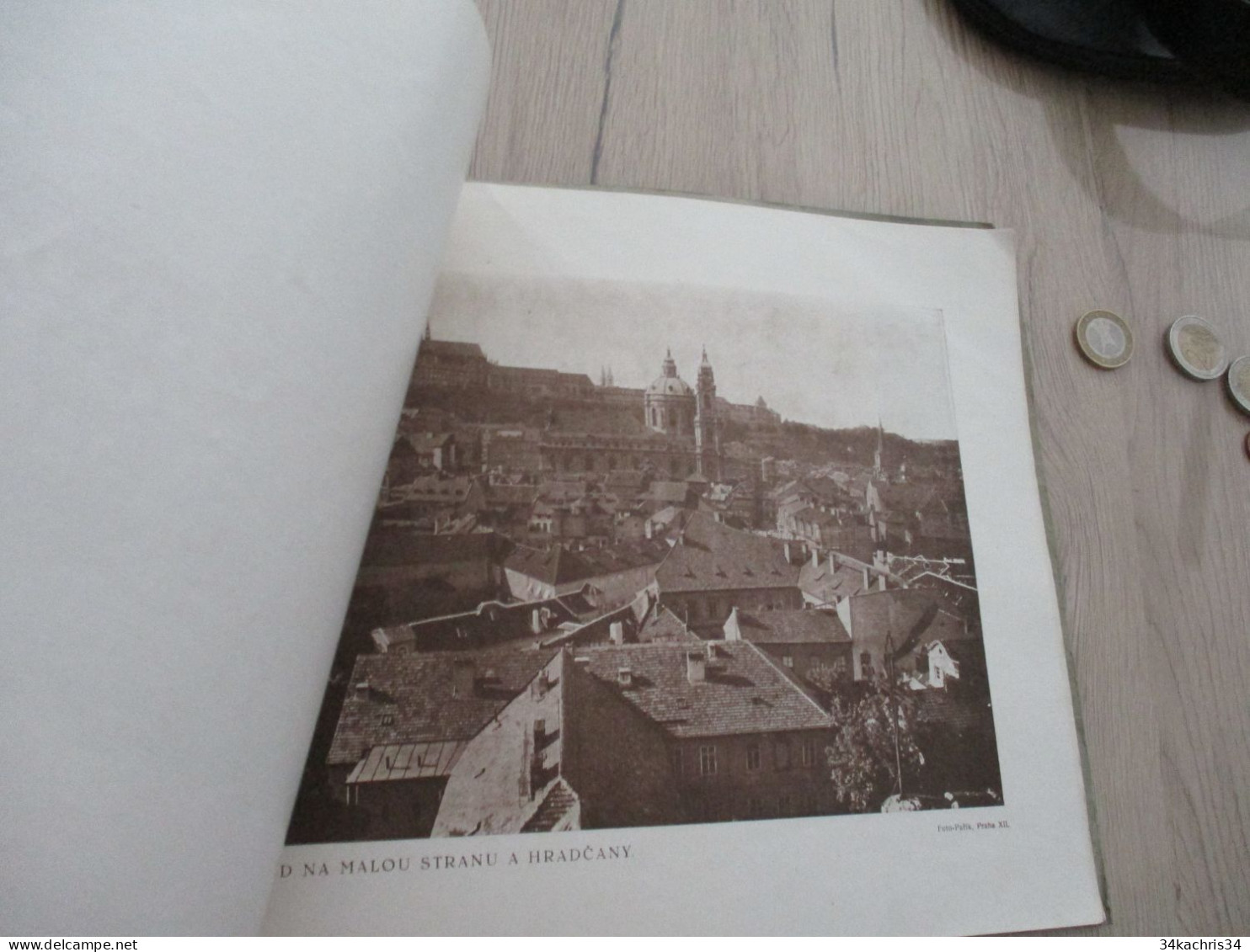 N7 Almanach Grand format 1920 Praha Prague Tchéquie Czech 39 pages de photos pub et texte