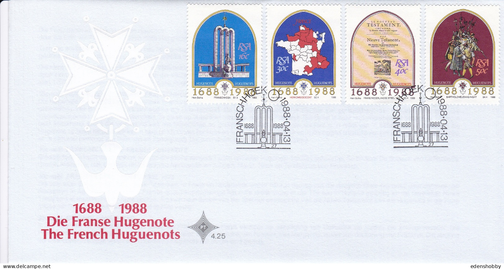 SPECIAL SUNDAY OFFER SOUTH AFRICA -  FDCs 1885-1989 - 29 Official First Day Covers