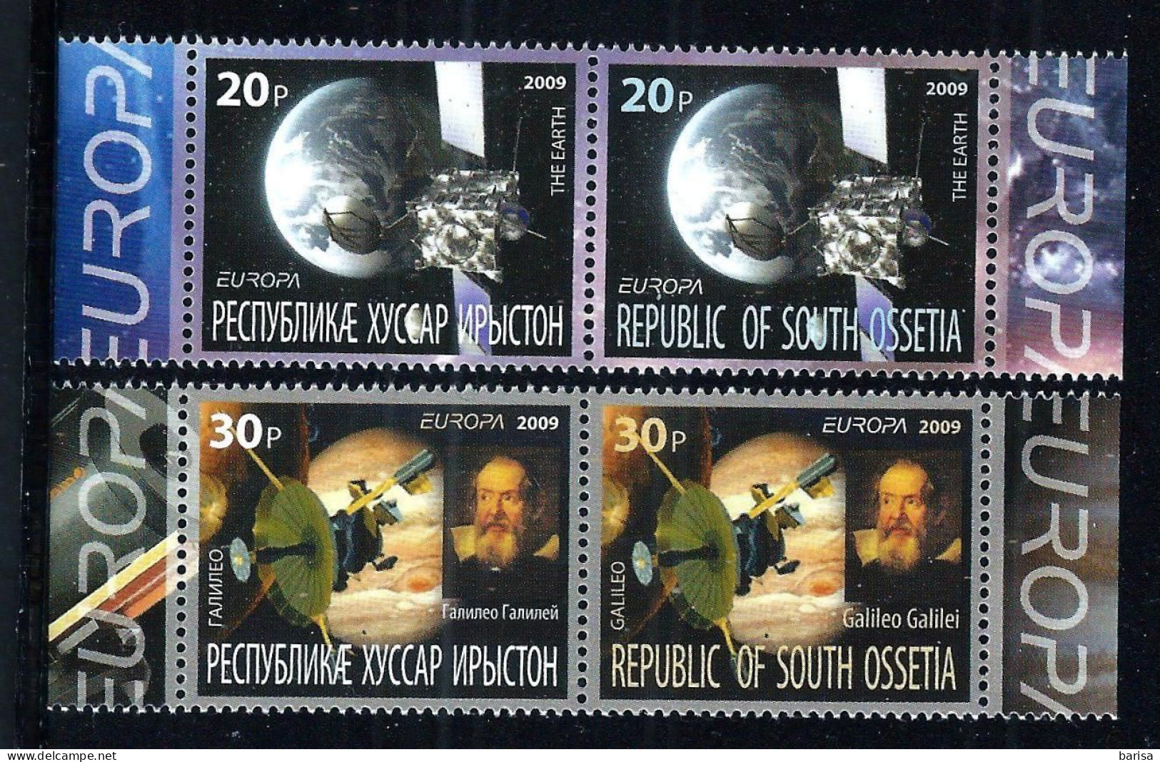 South Ossetia 2009: Europa-CEPT;  Astronomy ** MNH - 2009