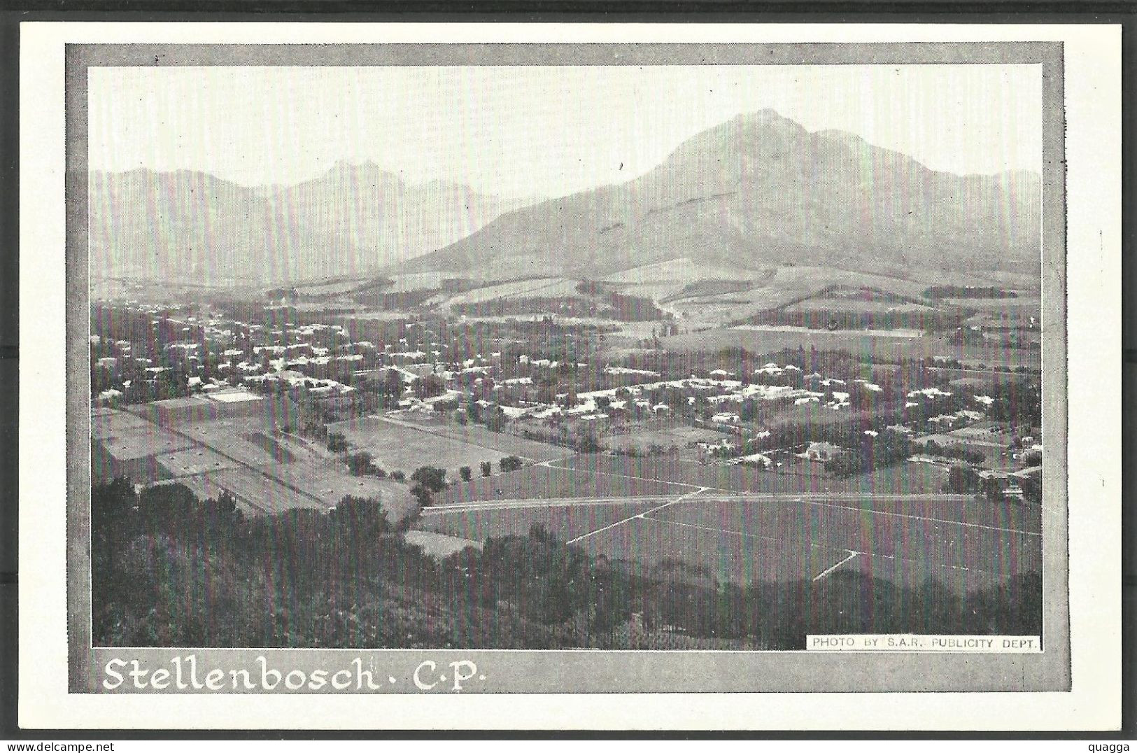 South Africa 1931. 1d STELLENBOSCH Postcard. H&G 13-6. - Unused Stamps
