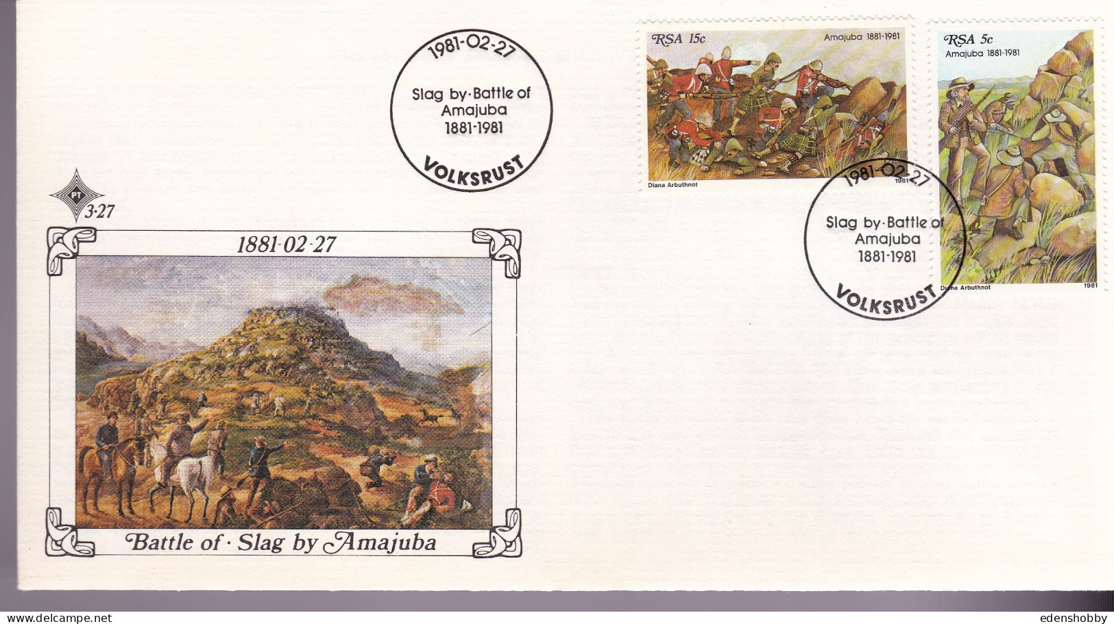 1981 SOUTH AFRICA RSA 9 Official First Day Covers  FDC 3.27, 3.28, S7, 3.29, 3.30, 3.31, 3.31, S8, 3.33 - Brieven En Documenten