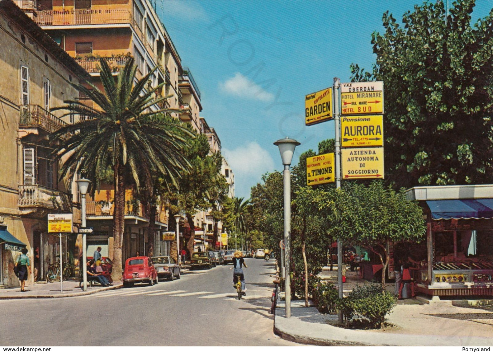 CARTOLINA  PORTO SAN GIORGIO,FERMO,MARCHE-STORIA,MEMORIA,CULTURA,RELIGIONE,IMPERO ROMANO,BELLA ITALIA,VIAGGIATA 1980 - Fermo