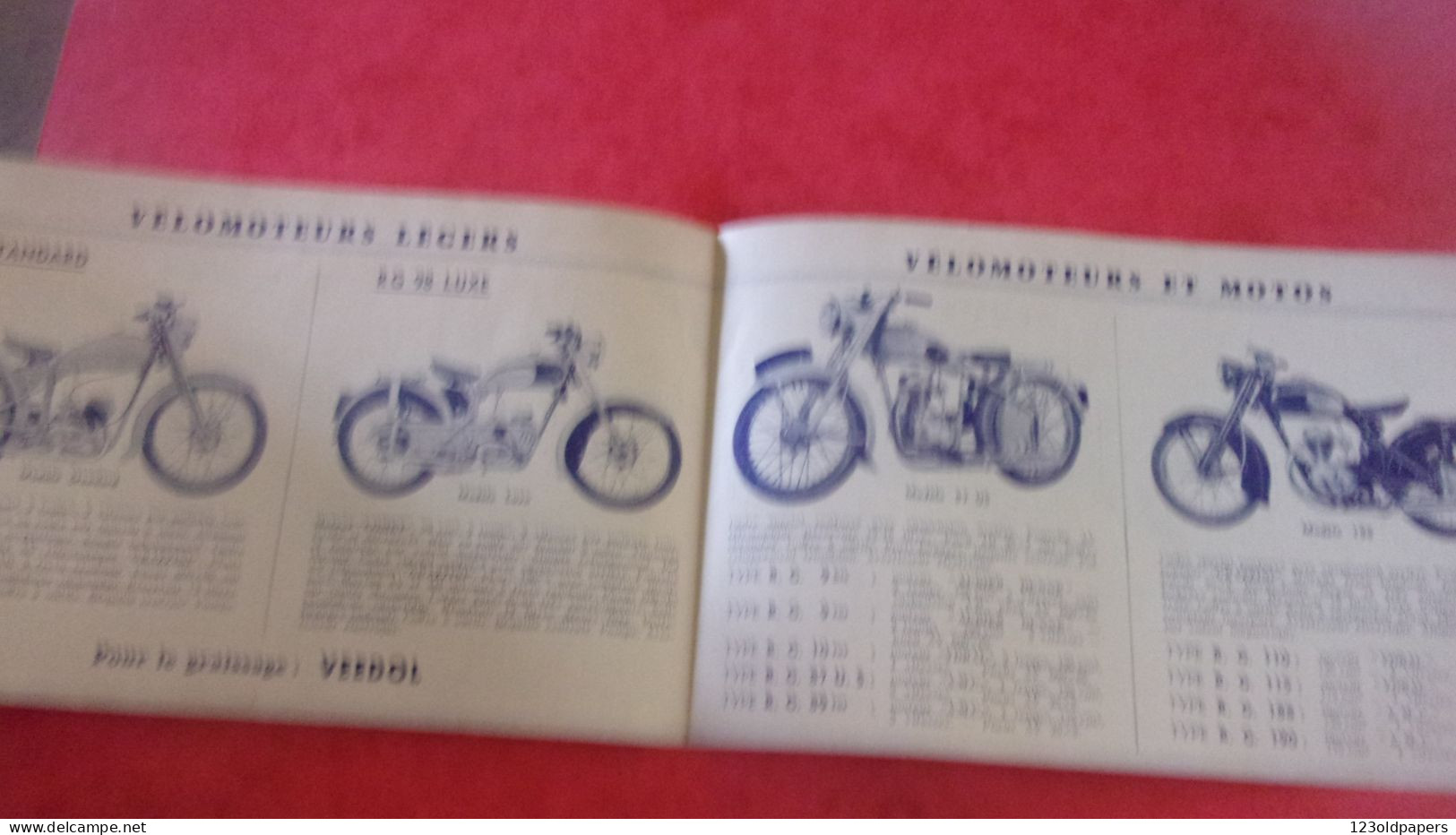 Catalogue SCOOTER CYCLOMOTEURS  MOTOS SPORTS VELOMOTEURS RENE GUILLER CONSTRUCTEUR  FONTENAY LE COMTE - Motorräder