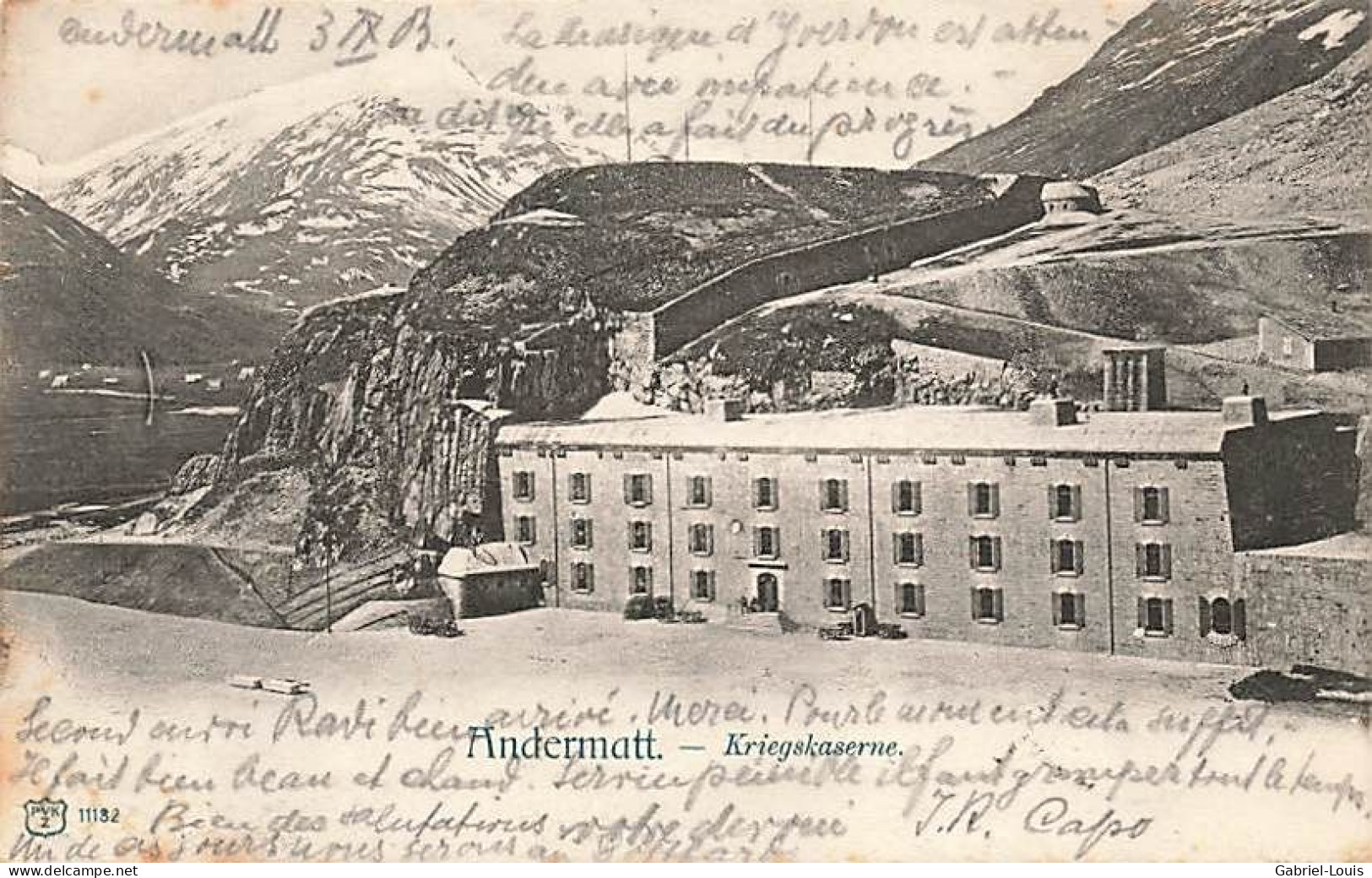 Andermatt Kriegskaserne 1903 - Andermatt