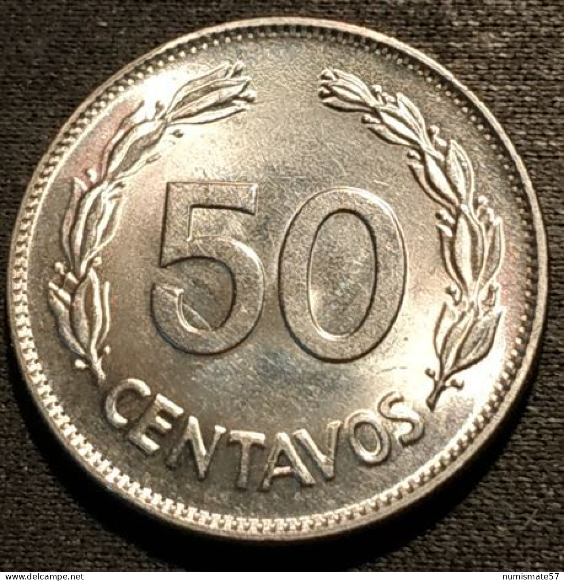 EQUATEUR - EQUATOR - 50 CENTAVOS 1971 - KM 81 - Ecuador - Equateur