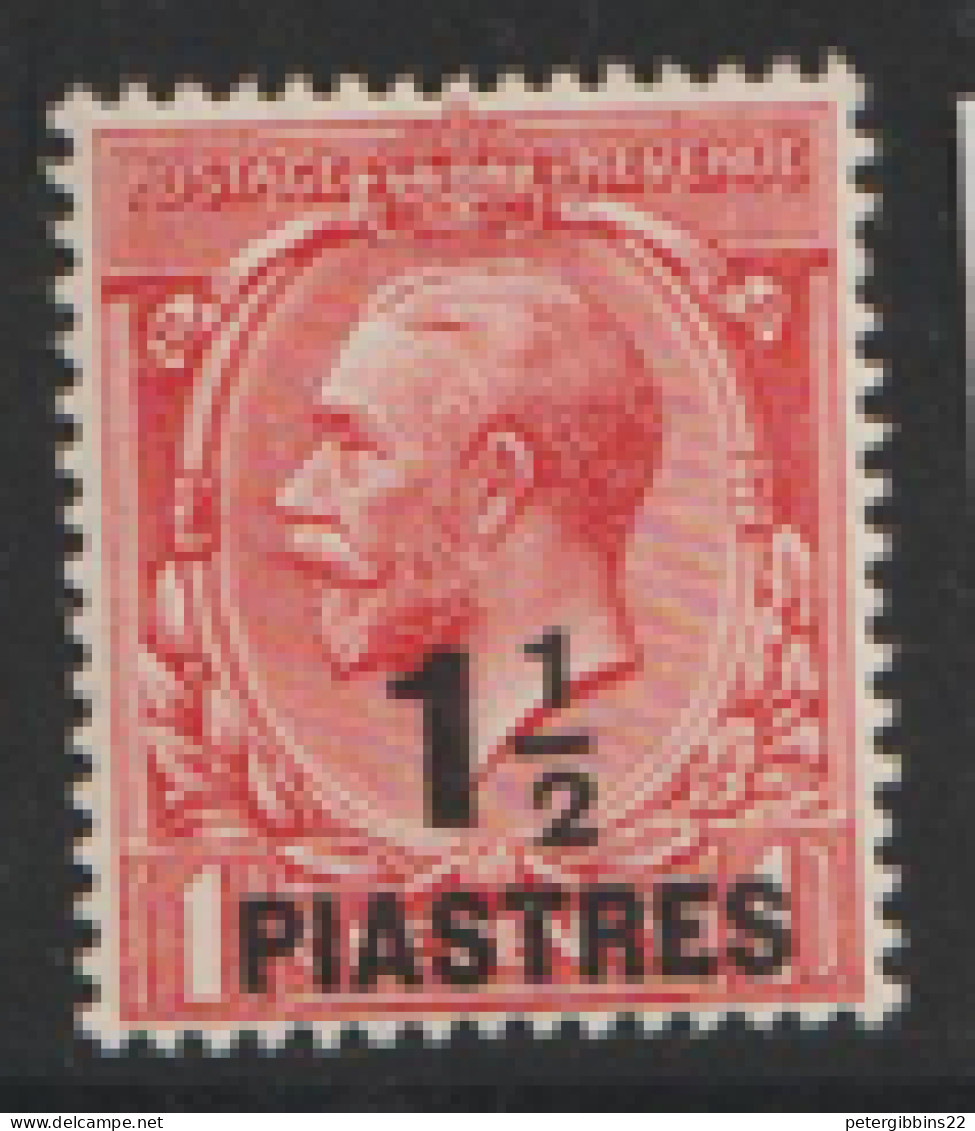Levant    1921   SG  42  Surcharged  1.1/2  PIASTRES   Mounted Mint - Levant Britannique