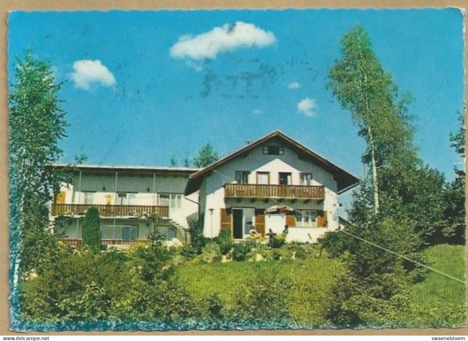 AT.- OOSTENRIJK. OSTERREICH. AUSTRIA. FRUHSTUCKSPENSION. HAUS AM SONNHANG. MONDSEE, 1976. SALZKAMMERGUT. - Mondsee