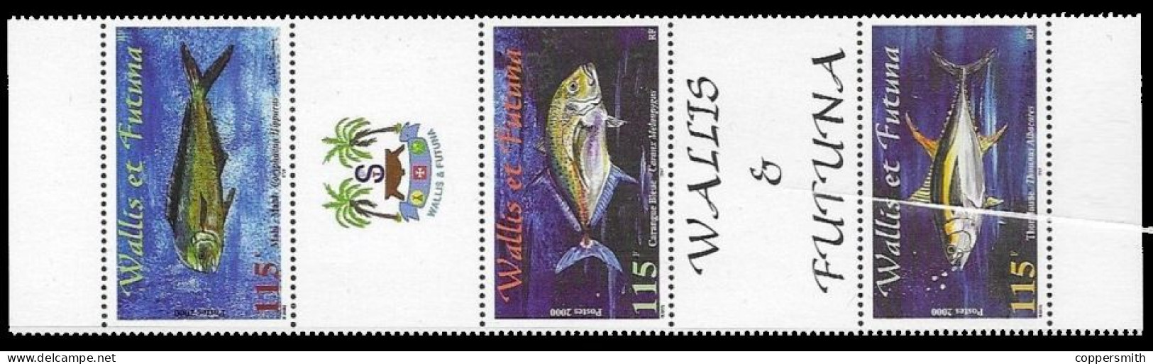 (043) Wallis + Futuna / 1993 / Fish / Poissons / Fische / Vissen  ** / Mnh  Michel 784-786 - Otros & Sin Clasificación