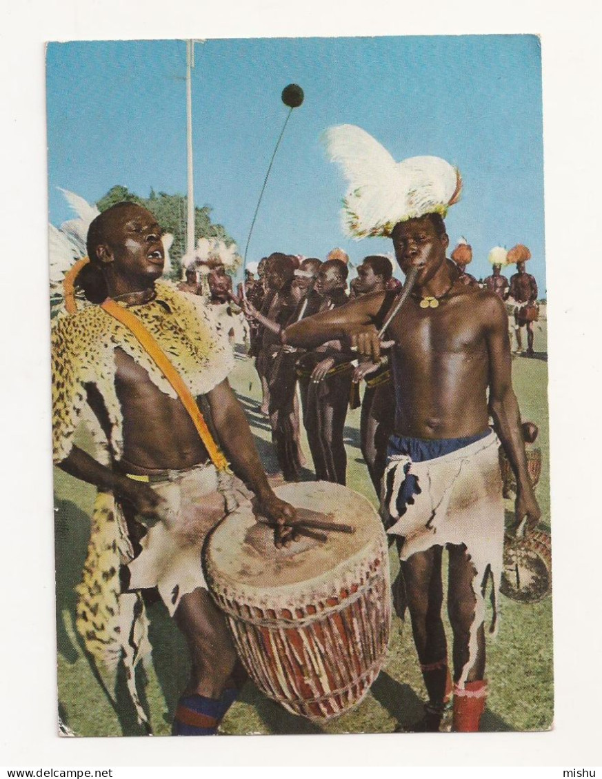 FS5 - Postcard - UGANDA - Acholi Musicians, Circulated - Uganda