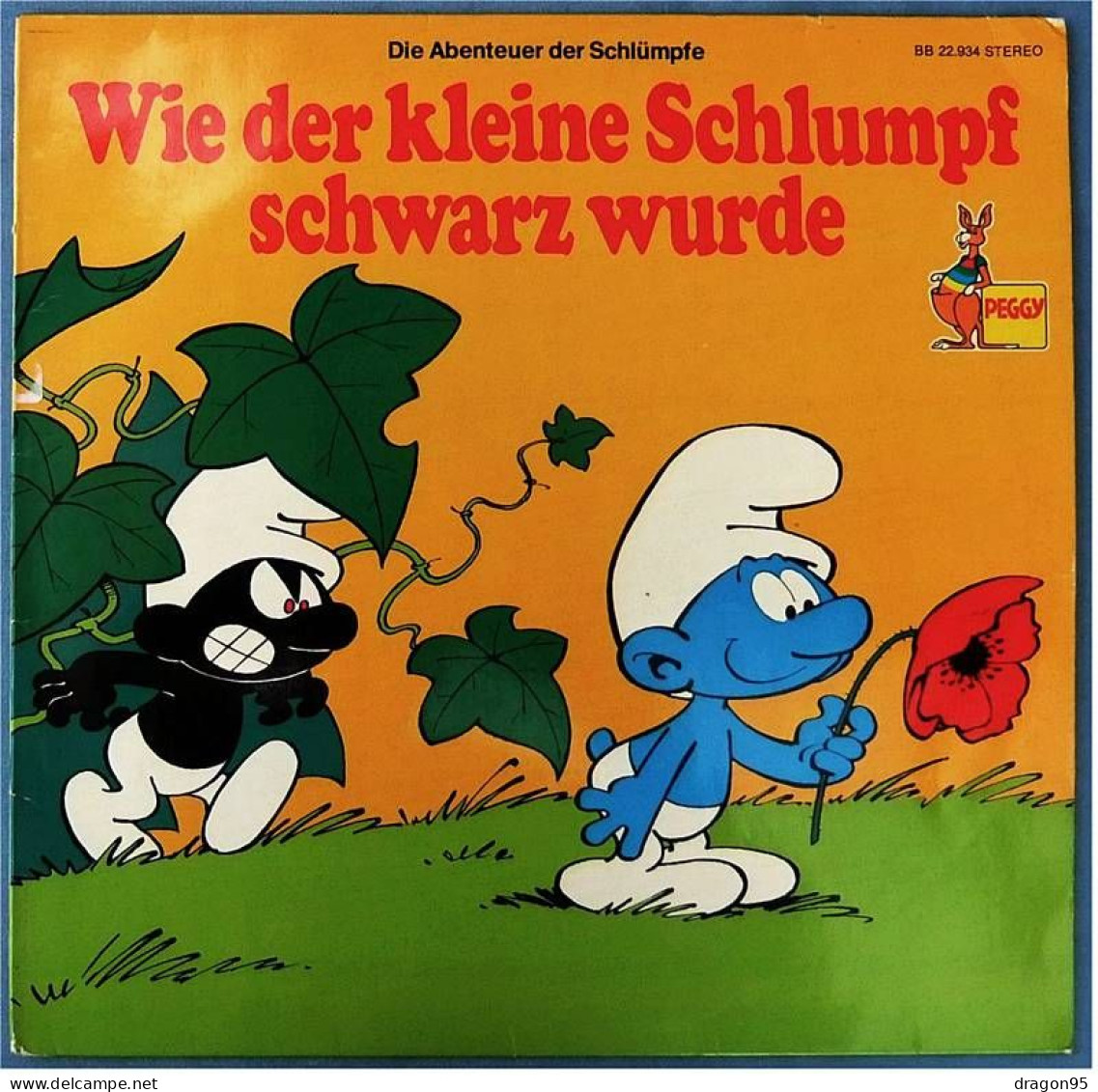 LP Wie Der Kleine Schlumpf Schwarz Wurde - Bellaphon BB 22.934 - Allemagne - 1976 - Bambini