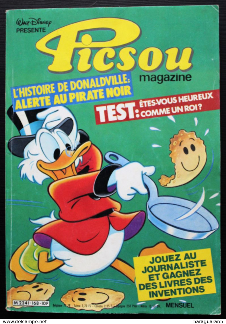 BD PICSOU MAGAZINE - N° 168 - 02/1986 - Picsou Magazine