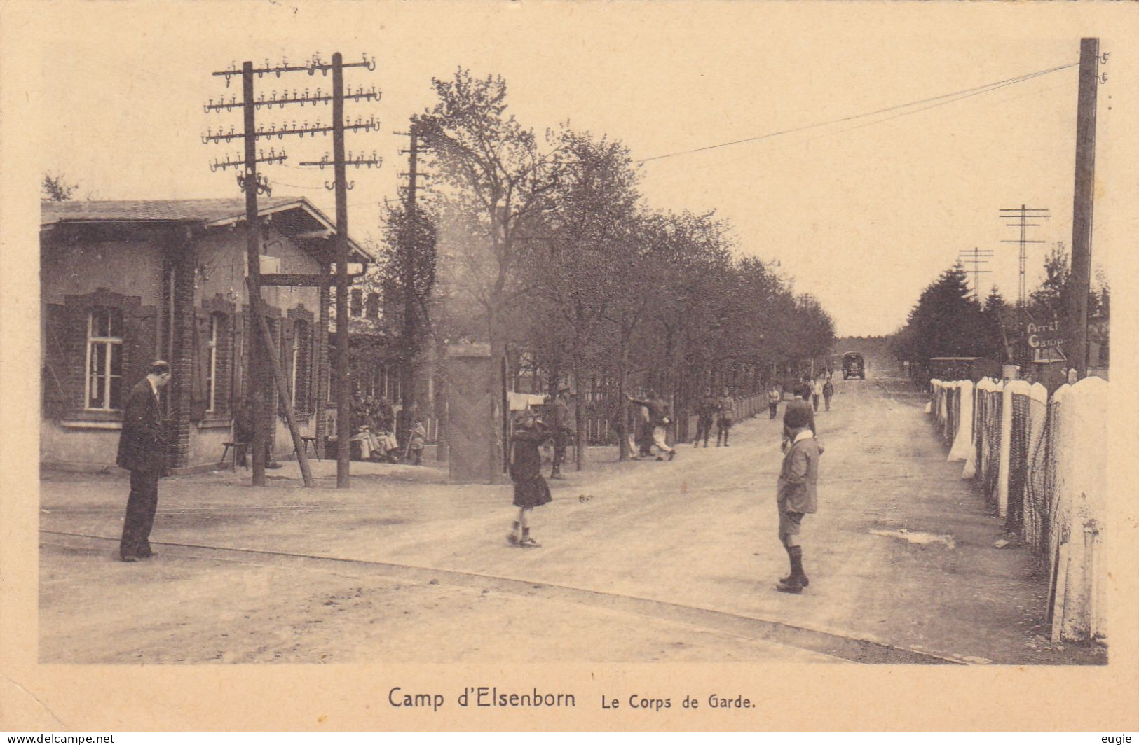 2409/ Camp D'Elsenborn, Le Corps De Garde - Elsenborn (camp)