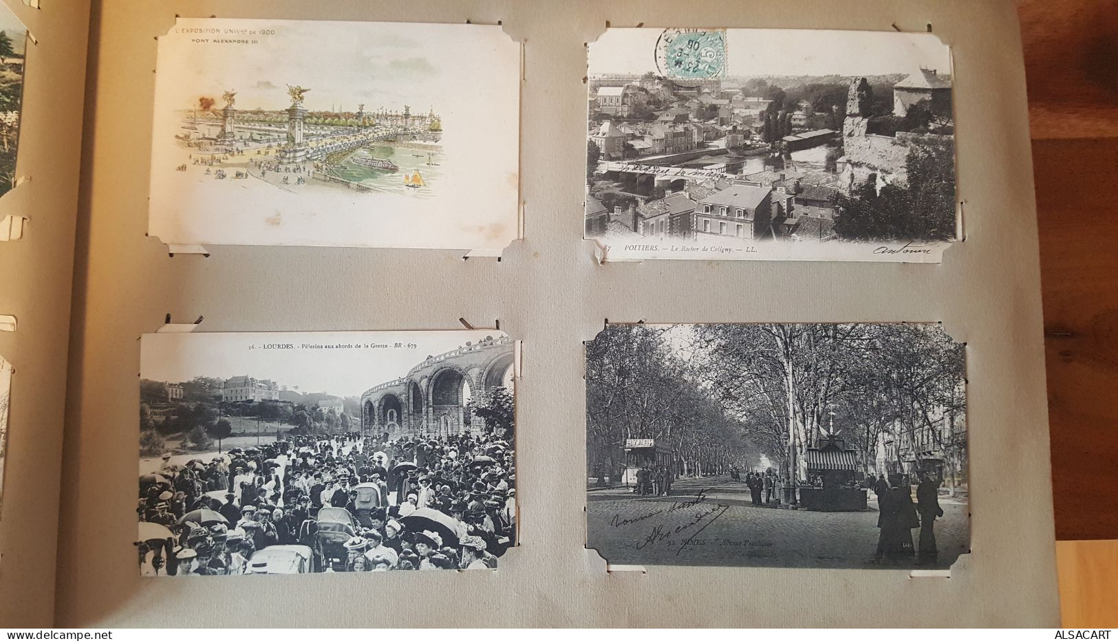 ancien album de plus de 450 cpa france divers et quelques fantaisies,