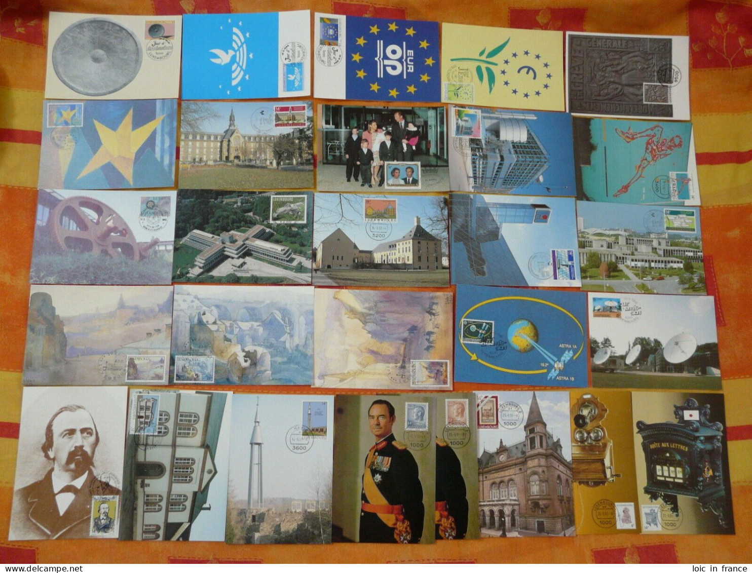 collection 330 cartes maximum cards Luxembourg (port gratuit France Benelux - shipping fee 0€ to 30€)