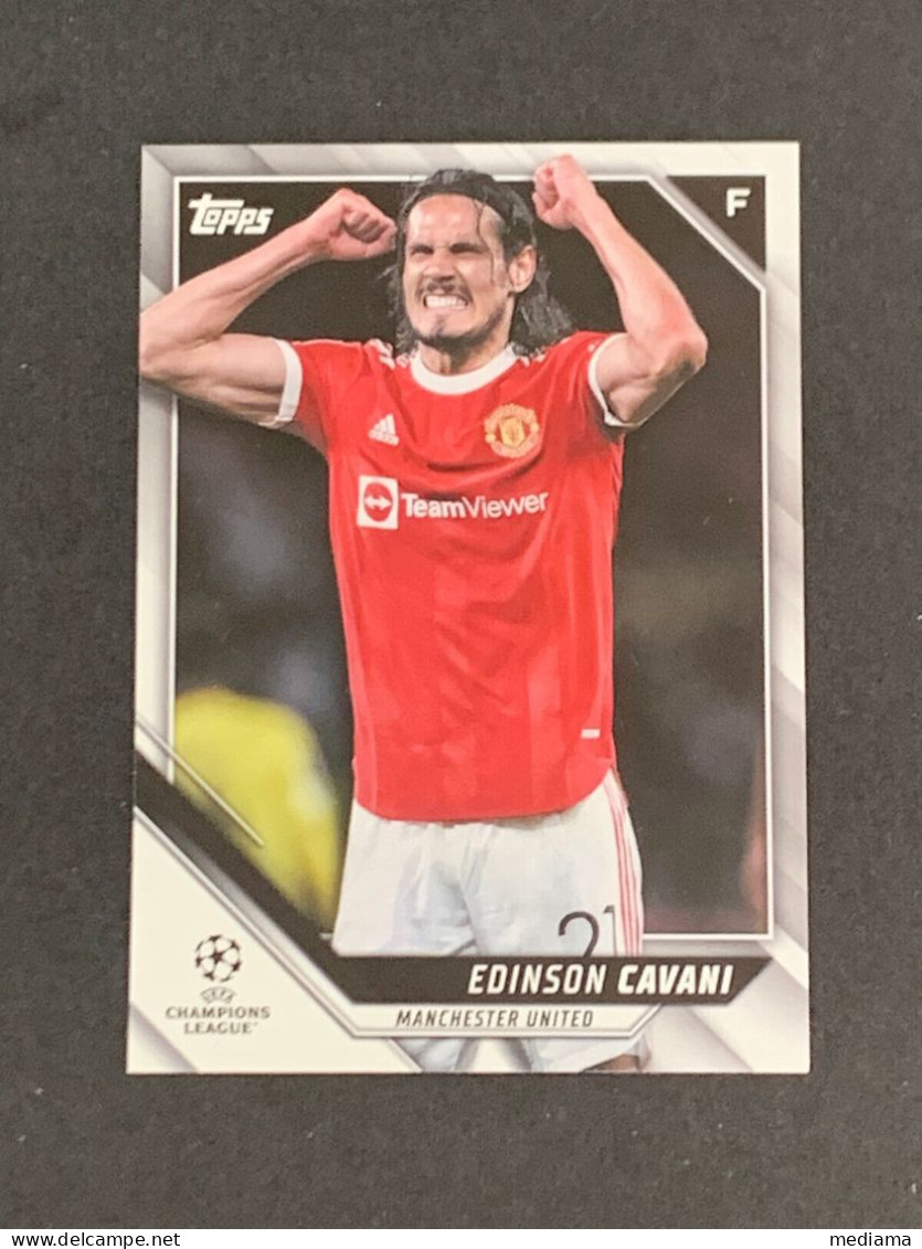 CARD TOPPS UEFA CHAMPIONS LEAGUE GIAPPONE EDINSON CAVANI MANCHESTER UNITED - Autres & Non Classés