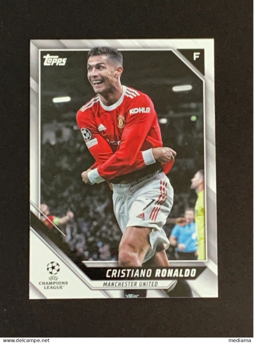 CARD TOPPS UEFA CHAMPIONS LEAGUE GIAPPONE CRISTIANO RONALDO MANCHESTER UNITED - Autres & Non Classés