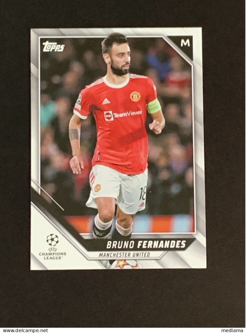 CARD TOPPS UEFA CHAMPIONS LEAGUE GIAPPONEBRUNO FERNANDES MANCHESTER UNITED - Autres & Non Classés