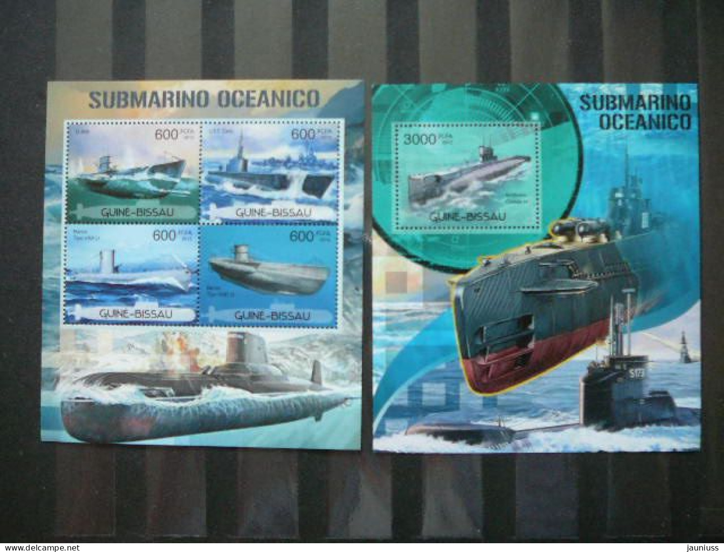 Submarines Ships # Guinea Bissau 2012 MNH #5792 - Submarines