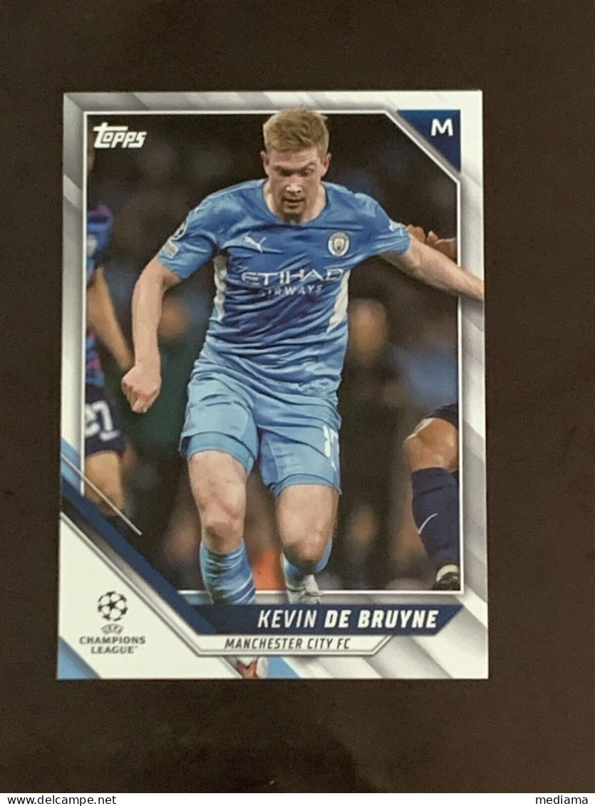 CARD TOPPS UEFA CHAMPIONS LEAGUE GIAPPONE KEVIN DE BRUYNE MANCHESTER CITY - Autres & Non Classés