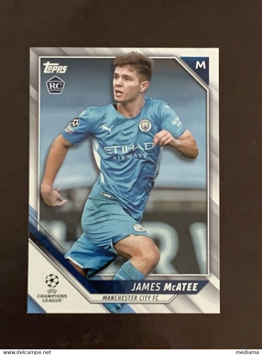 CARD TOPPS UEFA CHAMPIONS LEAGUE GIAPPONE ROOKIE JAMES Mc ATEE MANCHESTER CITY - Autres & Non Classés