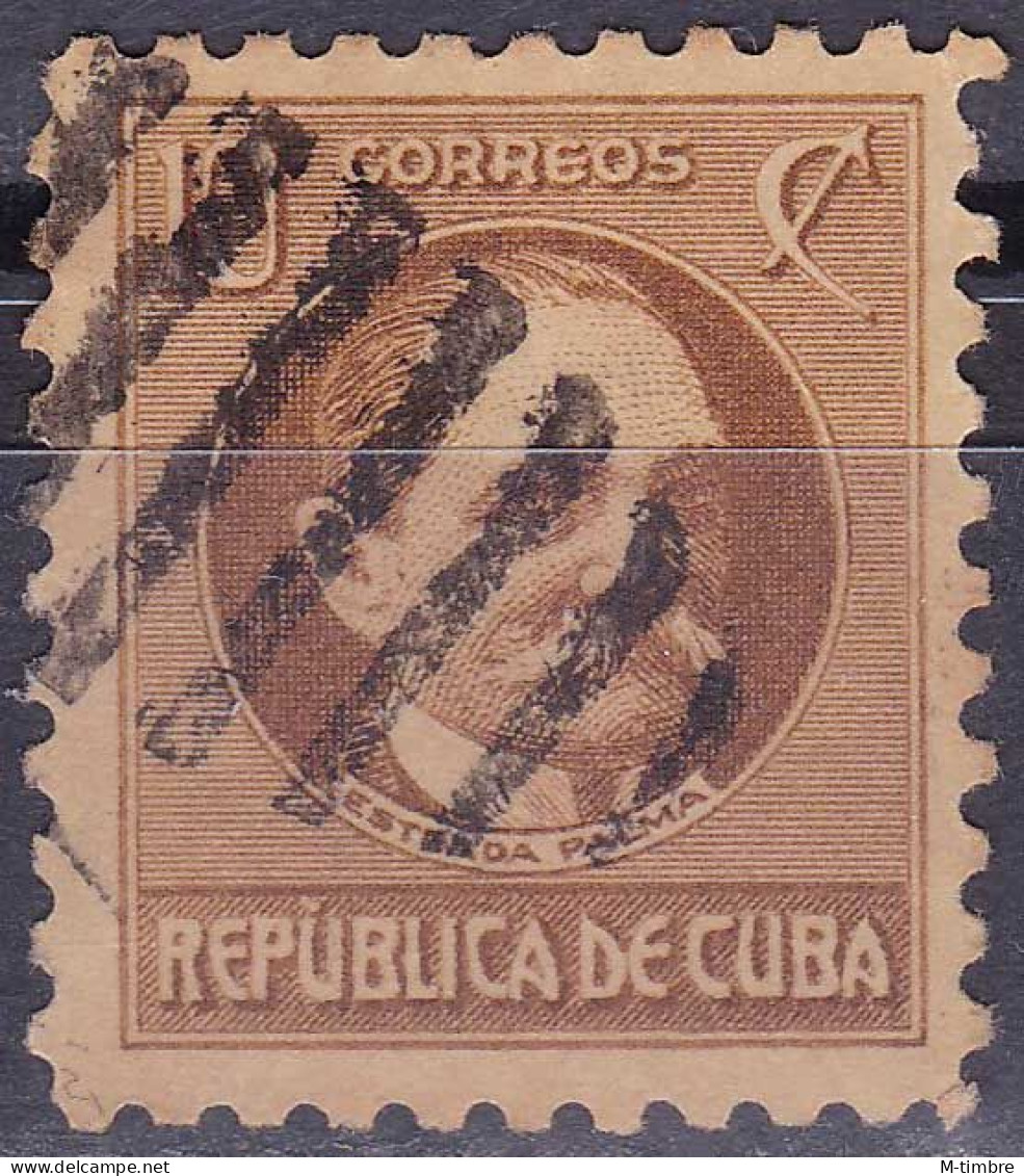 Cuba (Perf.10x10) YT 188Ba Mi 53C Année 1925-45, 1930 (Used °) Tomás Estrada Palma - Gebruikt