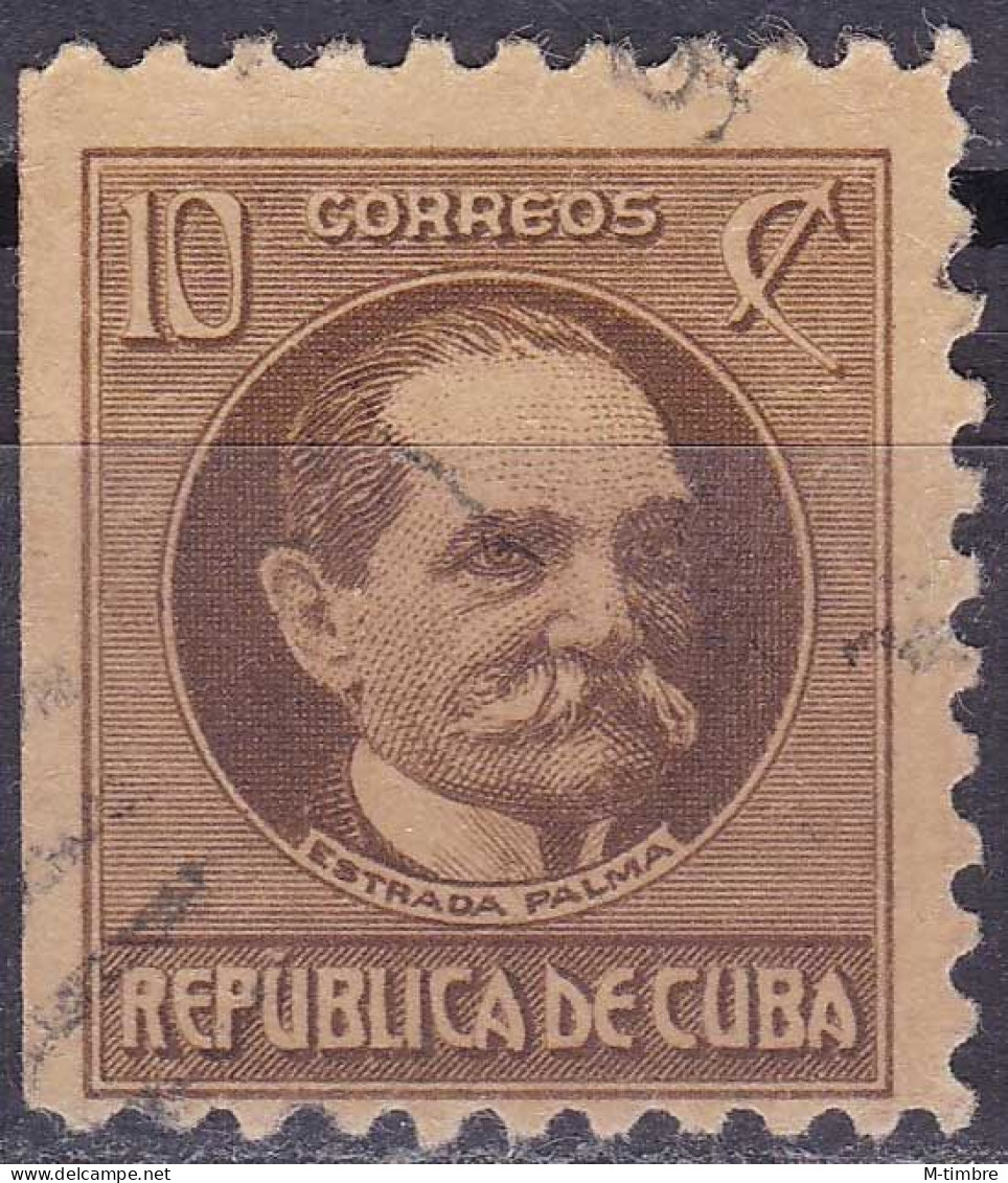 Cuba (Perf.10x10) YT 188Ba Mi 53C Année 1925-45, 1930 (Used °) Tomás Estrada Palma - Gebruikt