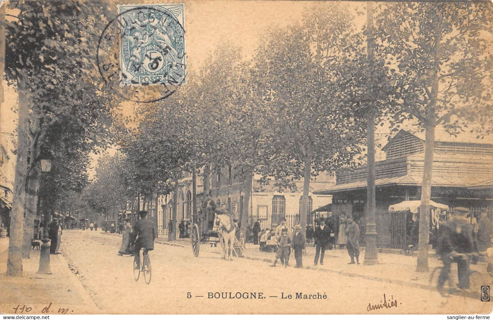 CPA 92 BOULOGNE / LE MARCHE - Boulogne Billancourt