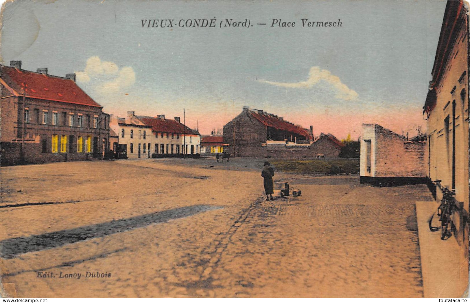 CPA 59 VIEUX CONDE PLACE VERMESCH  Voir Scan - Vieux Conde