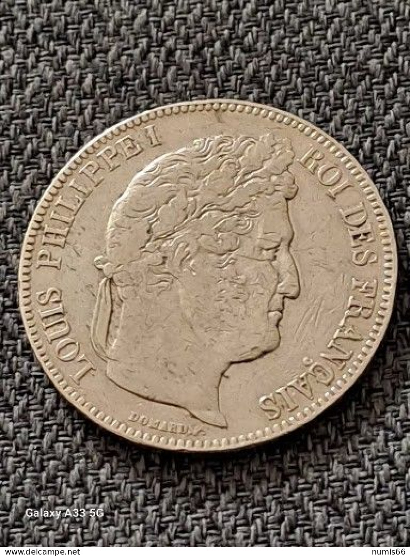 5 Fr Louis Philippe 1842 K - 5 Francs