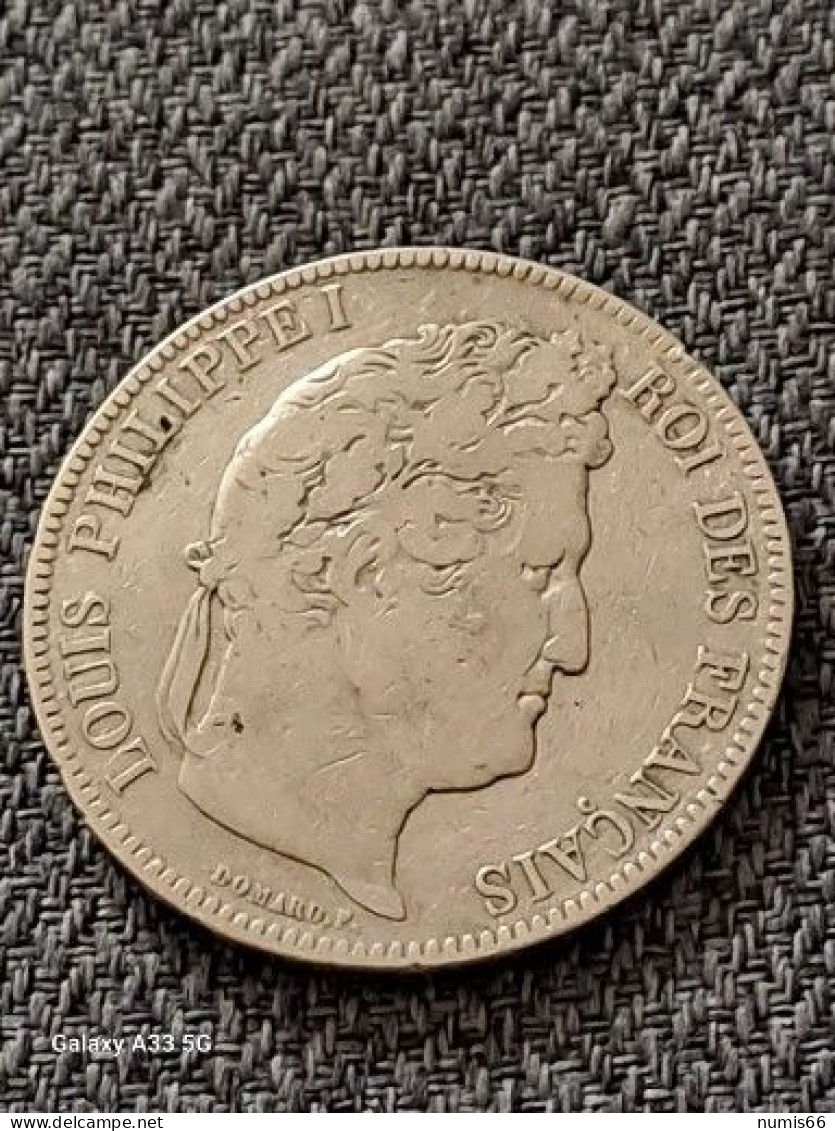 5 Fr Louis Philippe 1843 K - 5 Francs