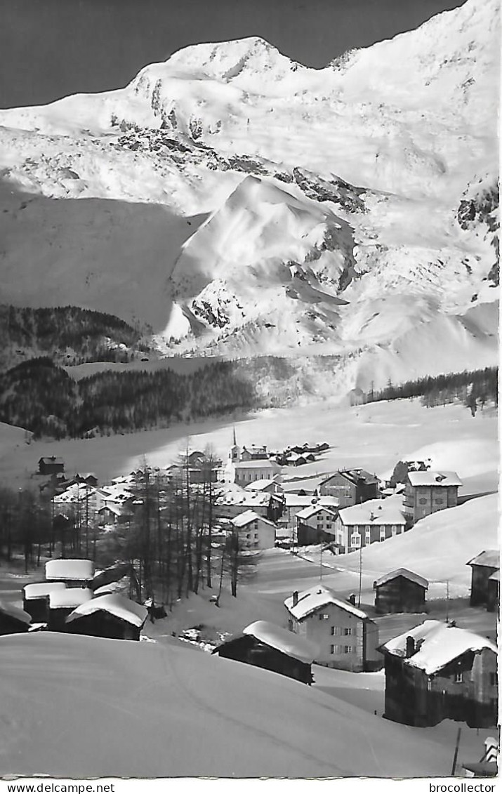 SAAS FEE ( Suisse ) - Vue Générale ( C.P.S.M. , Pt - Ft ) - Saas-Fee