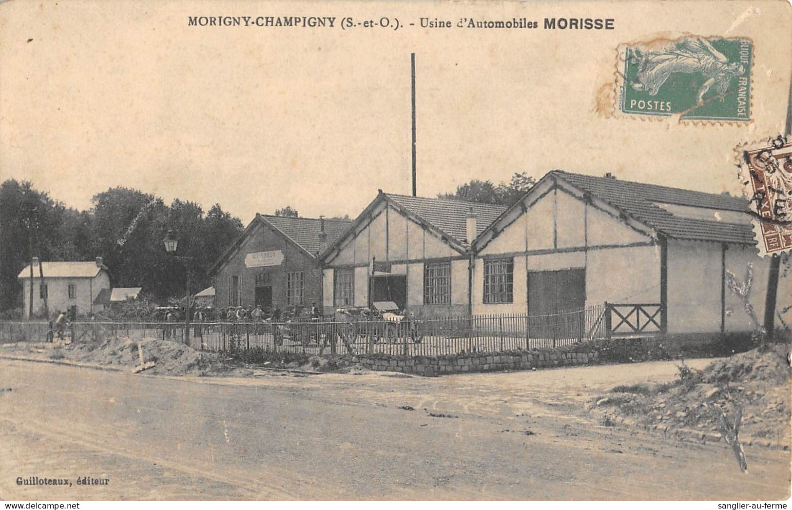 CPA 91 MORIGNY CHAMPIGNY / USINE D'AUTOMOBILES MORISSE - Andere & Zonder Classificatie