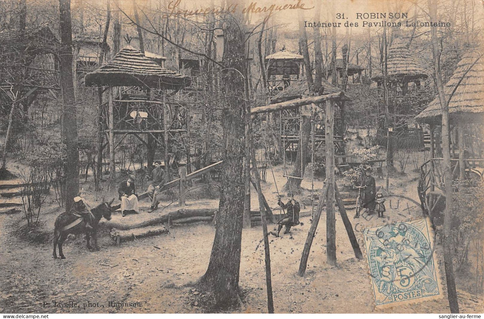 CPA 91 ROBINSON / INTERIEUR DES PAVILLONS LAFONTAINE - Autres & Non Classés