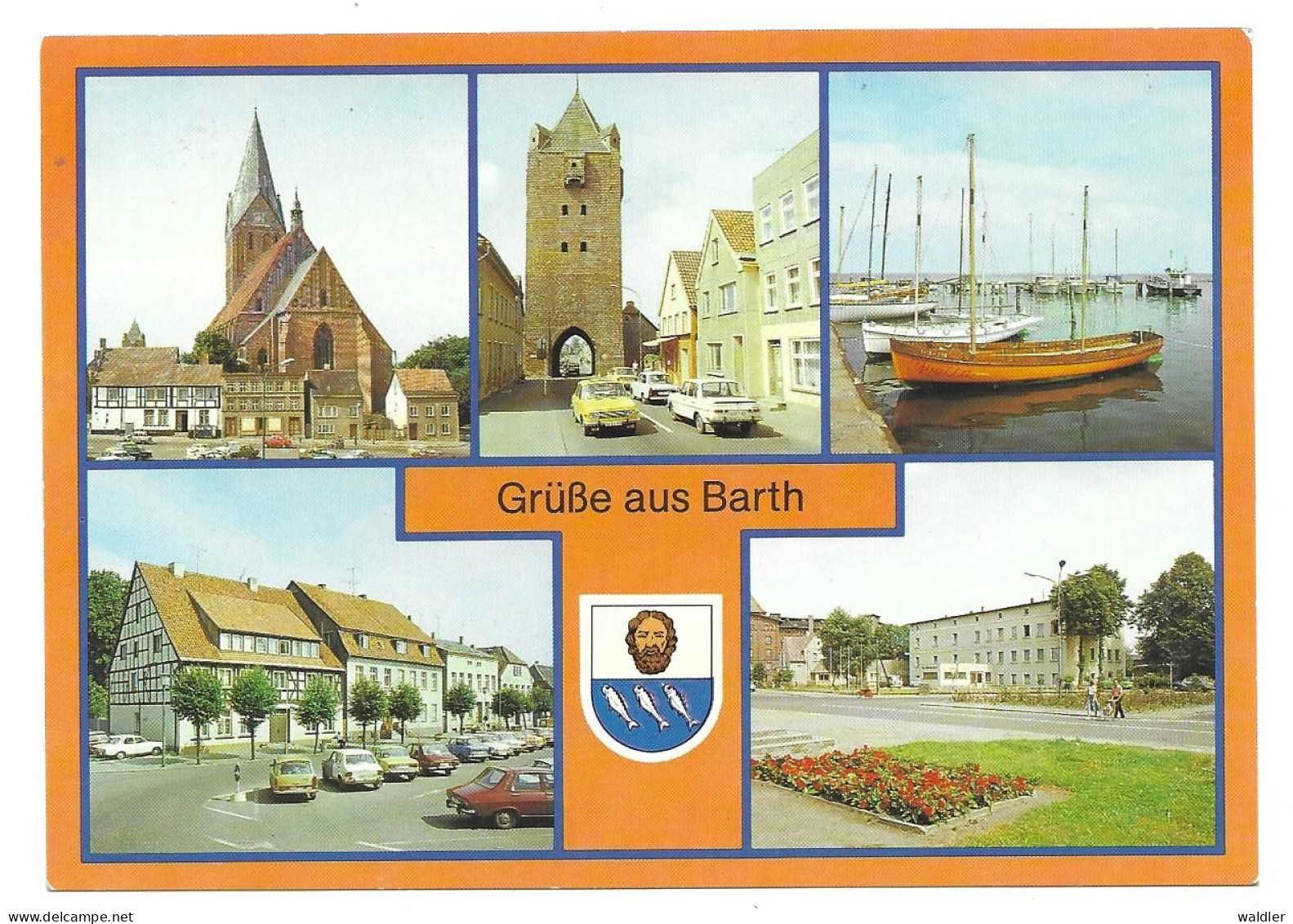 2380  BARTH (Kr. RIBNITZ-DAMGARTEN)  --  MEHRBILD  1986 - Barth