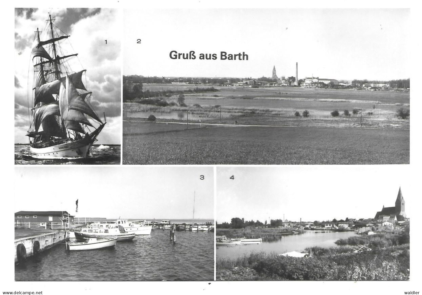 2380  BARTH (Kr. RIBNITZ-DAMGARTEN)  --  MEHRBILD  1985 - Barth