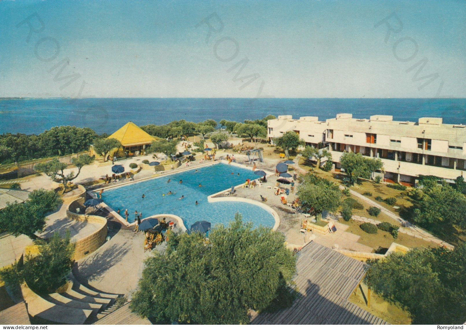 CARTOLINA  CROTONE,CALABRIA-VALBERGO VILLAGGIO VALTUR-ISOLA CAPO RIZZUTO-MARE,SOLE,ESTATE,BELLA ITALIA,VIAGGIATA 1971 - Crotone