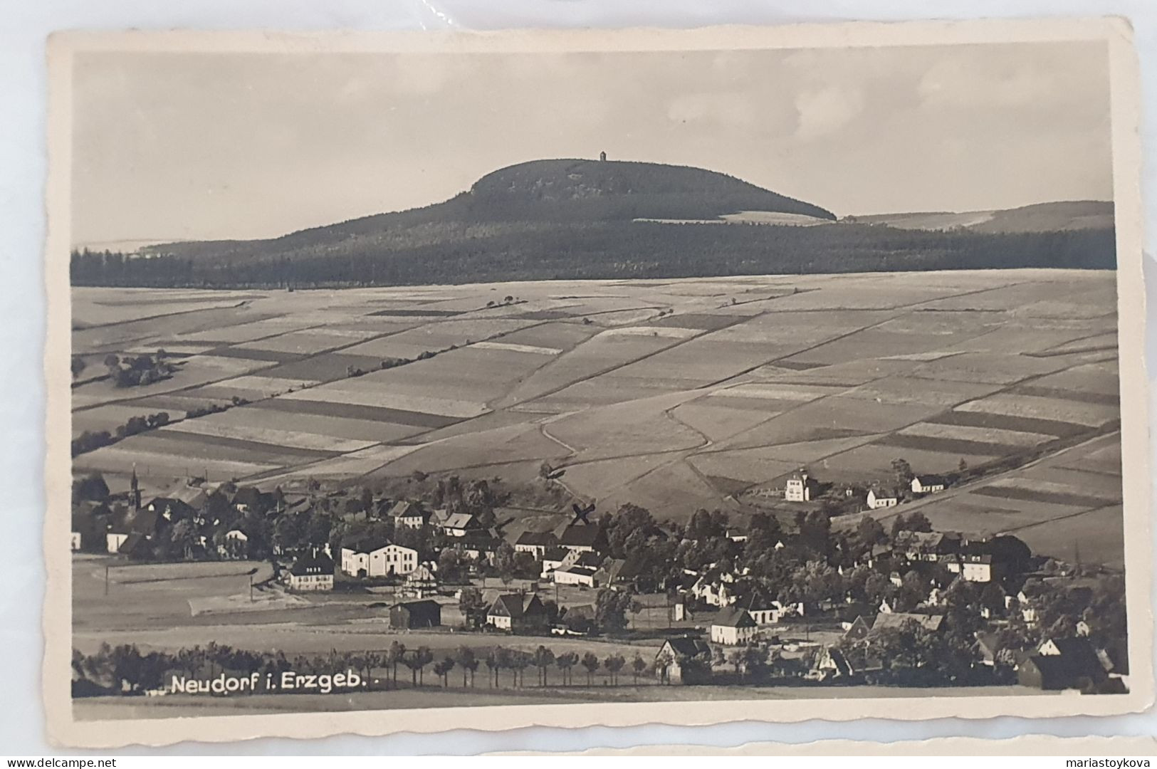 1936. Neudorf I. Erzgebirge. 2 Postkarten Echte Photographie - Sehmatal