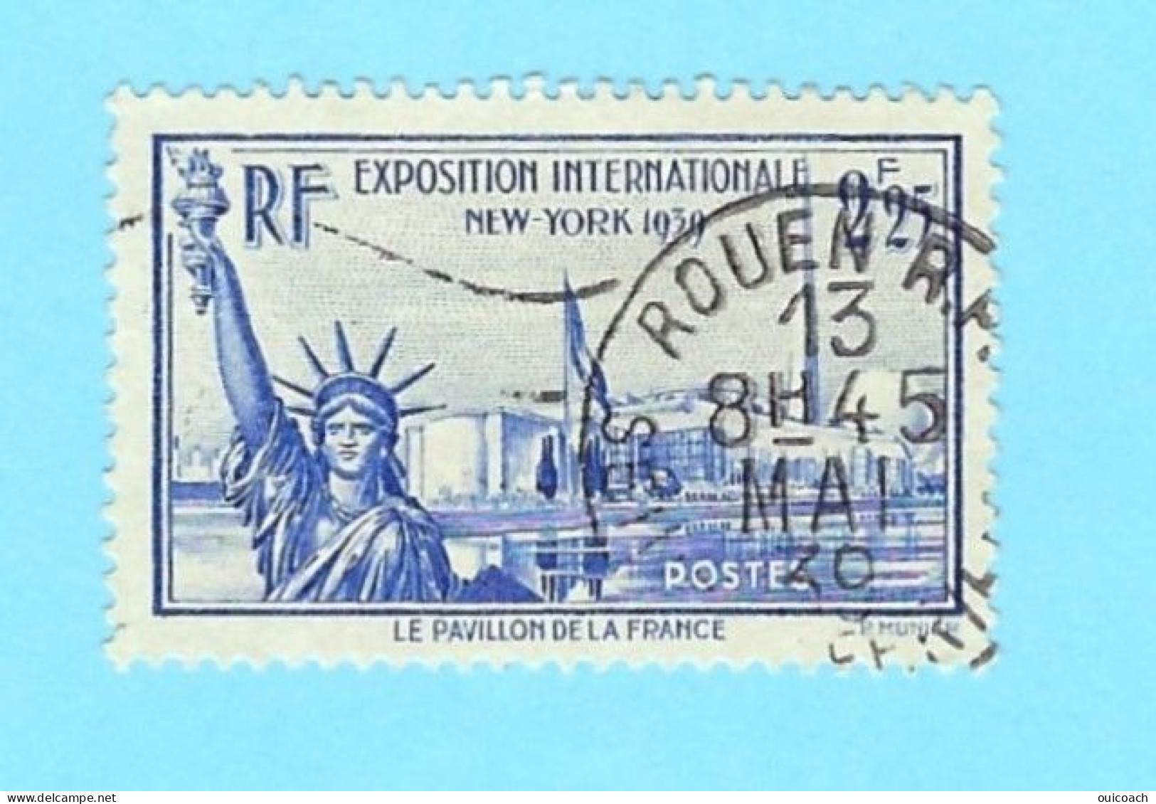 Statue Liberté, Exposition New York, 426 Cachet 13 Mai 1939 - Autres & Non Classés