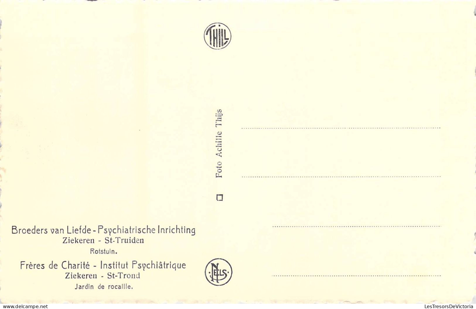 BELGIQUE - St-Trond - Frères De Charité - Institut Psychiatrique - Ziekeren - Carte Postale Ancienne - Sint-Truiden
