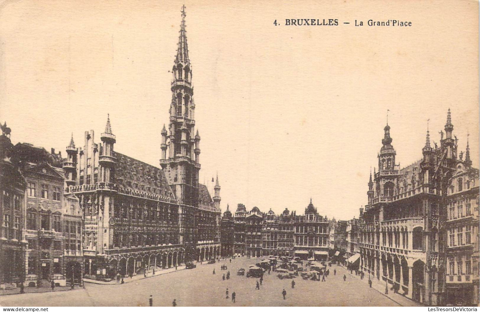 BELGIQUE - Bruxelles - La Grand Place - Carte Postale Ancienne - Squares