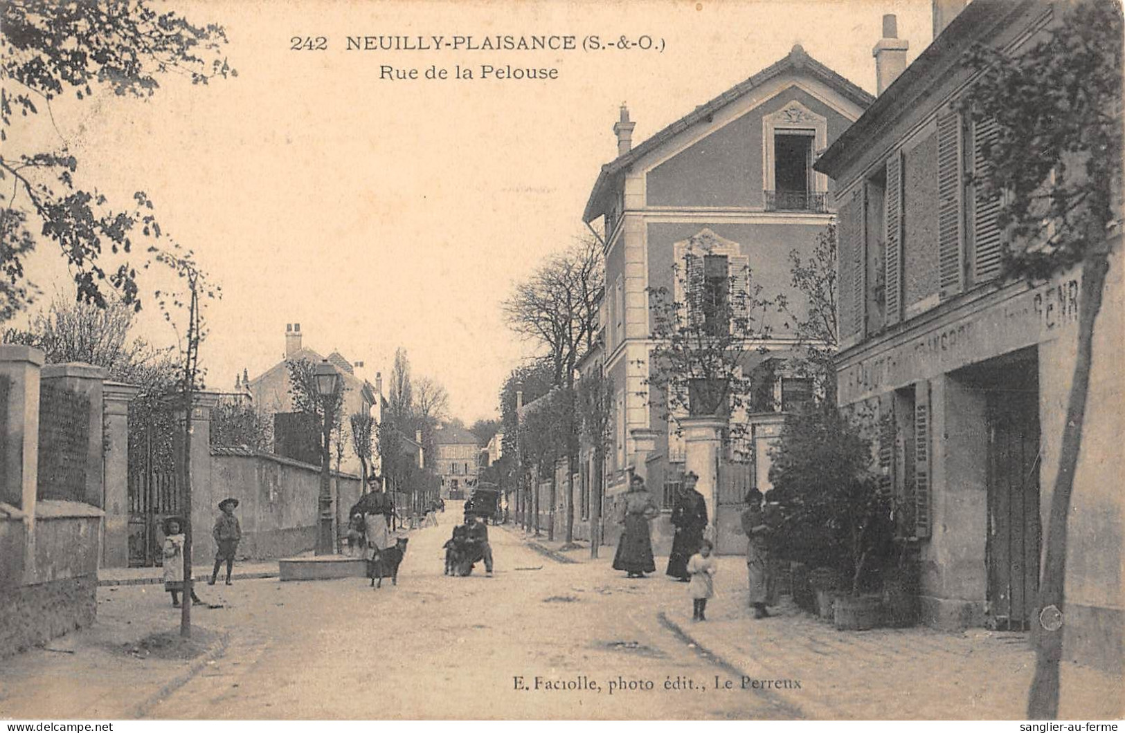 CPA 93 NEUILLY PLAISANCE / RUE DE LA PELOUSE - Neuilly Plaisance