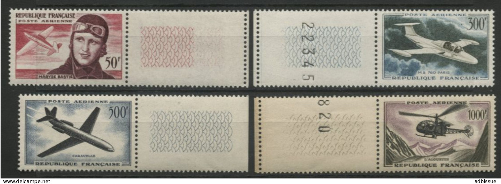 POSTE AERIENNE N° 34 + 35 + 36 + 37 Cote 118 € Neufs Sans Charnière ** (MNH) - 1927-1959 Neufs