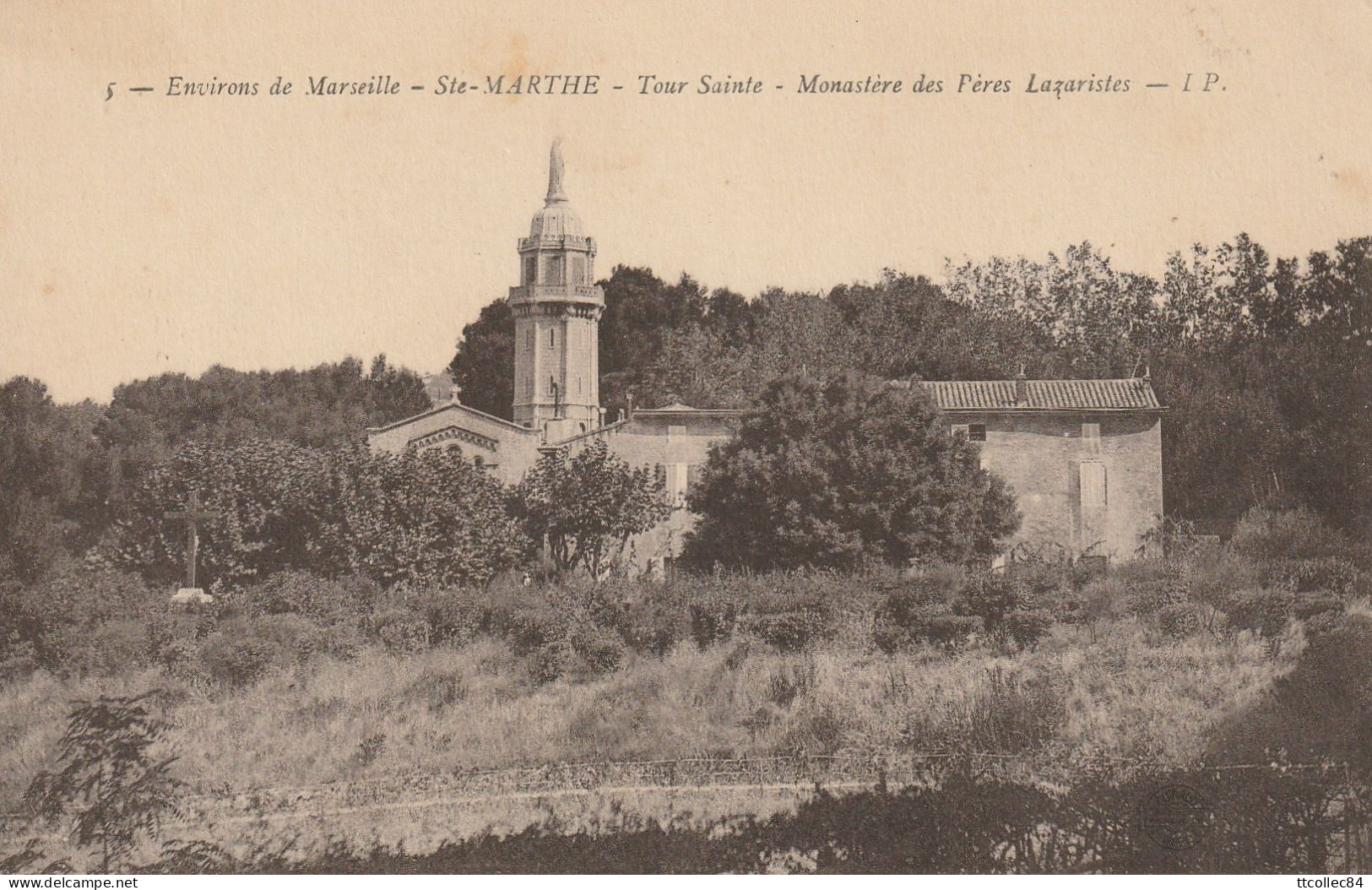 CPA-13-MARSEILLE-STE MARTHE-Tour Sainte-Monastère Des Pères Lazaristes - Quartiers Nord, Le Merlan, Saint Antoine