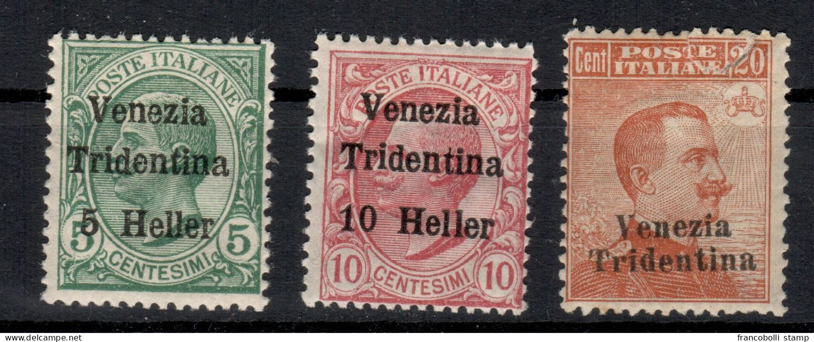 1918 Francobolli D'Austria Venezia Tridentina MLH - Trente