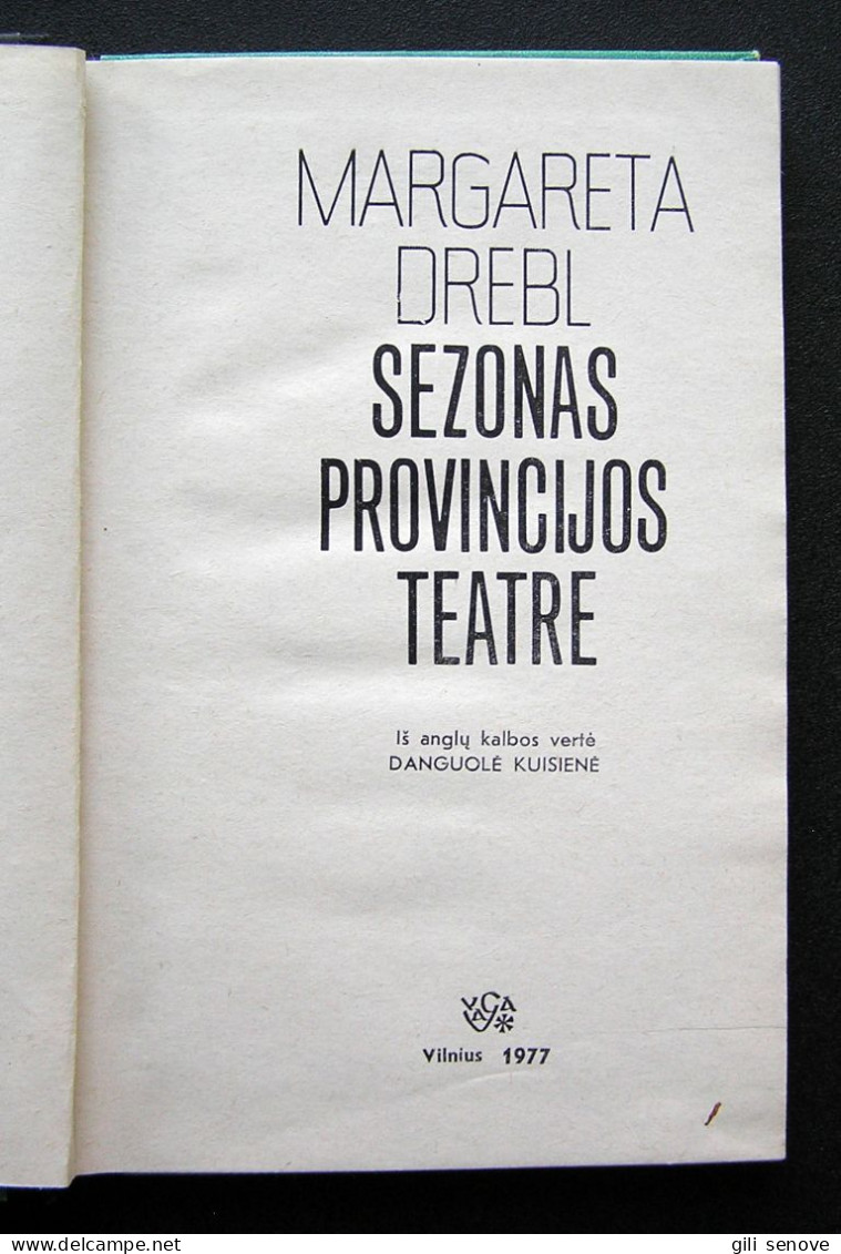 Lithuanian Book / Sezonas Provincijos Teatre M. Drebl 1977 - Novelas