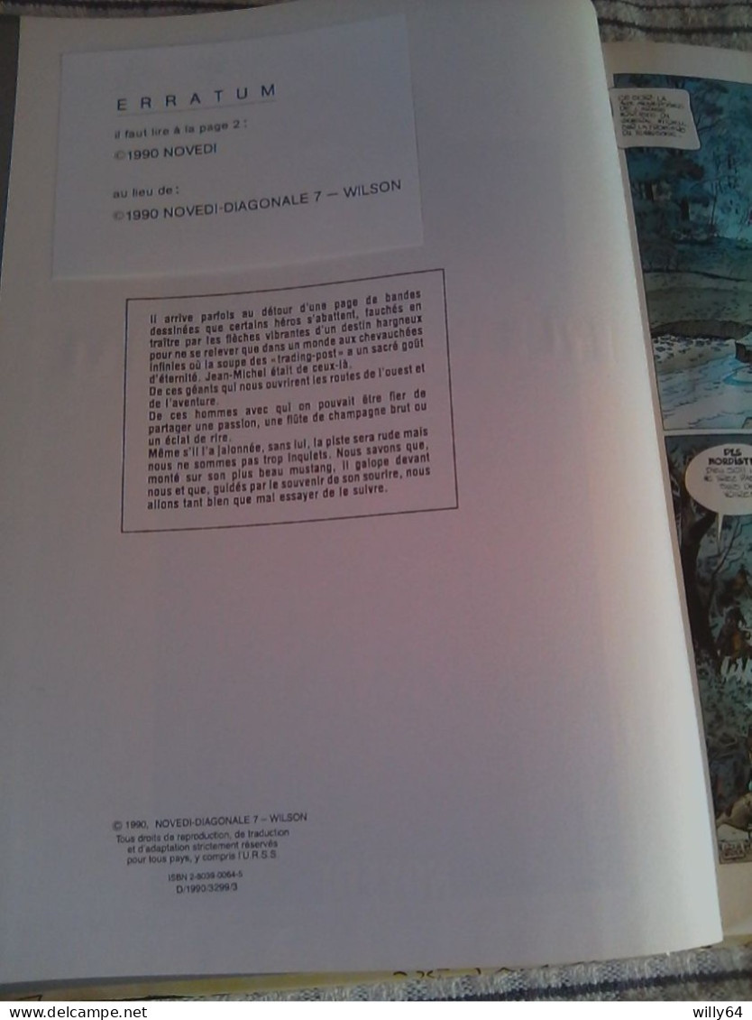 BLUEBERRY   Le Raid Infernal  T28  EO 1990  Edition: NOVEDI + Erratum   Comme Neuve - Blueberry