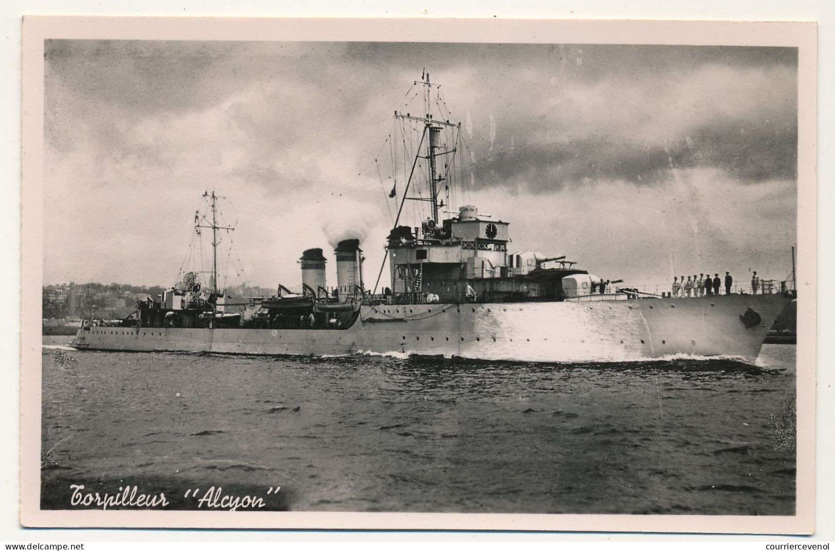 CPSM - Torpilleur "ALCYON" - Warships