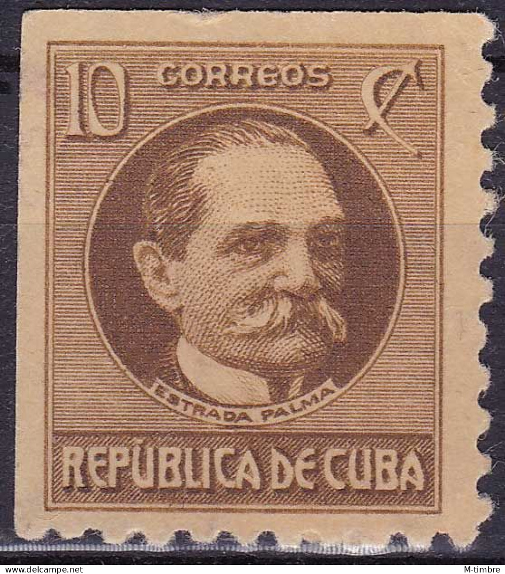 Cuba (Perf.10x10) YT 188Ba Mi 53C Année 1925-45, 1930 (Used °) Tomás Estrada Palma - Gebruikt