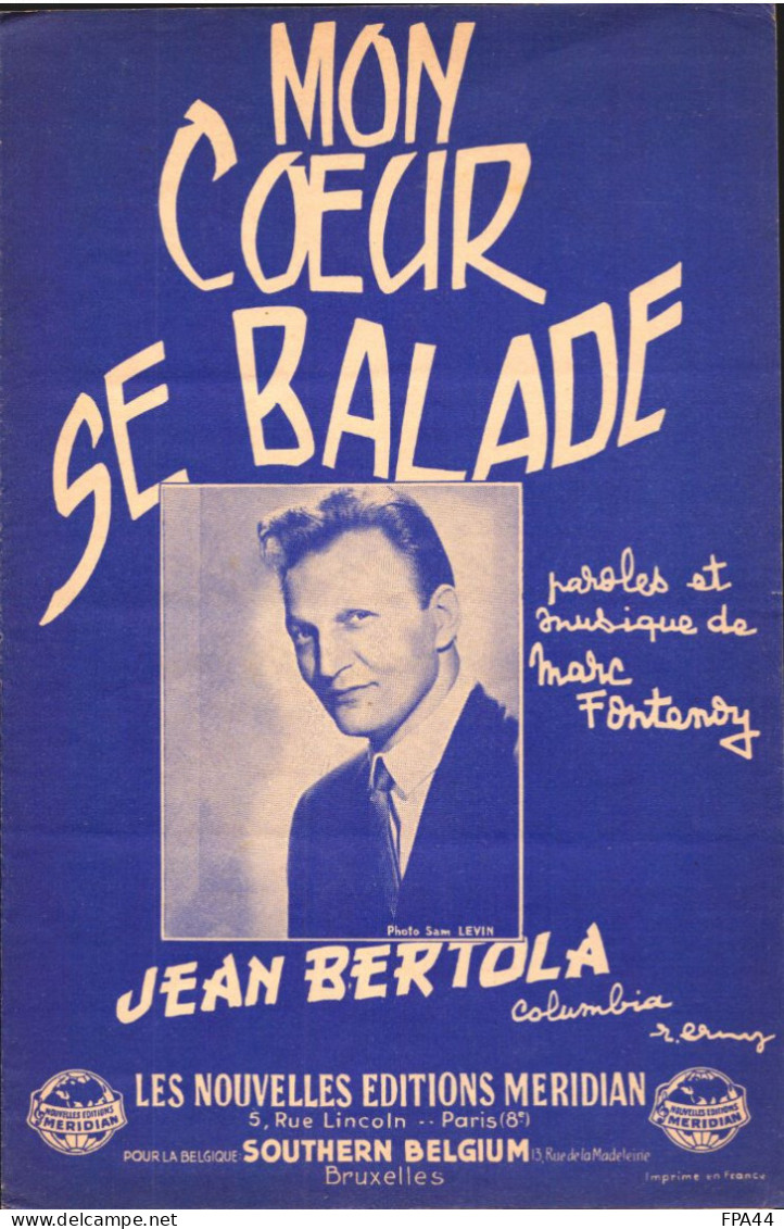 JEAN BERTOLA     " MON COEUR SE BALLADE " - Zang (solo)